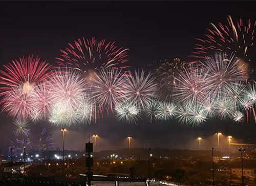 涡阳县焰火晚会